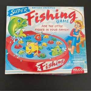 Hilco Super Fishing Game Electronic Toy Vintage Games 1980 Go Fish Kid’s Toys